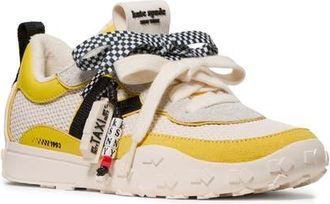 Kate Spade New York k as in kate nyc taxi lace-up sneaker in Rich Lemon Multi at Nordstrom, Size 6.5