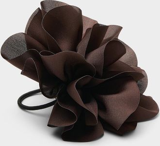 Simons Womens Large fabric flower hair tie