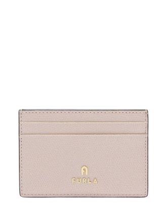 Furla Camelia Leather Card Case