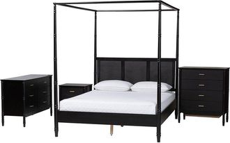 Baxton Studio Marisela 4pc Bedroom Set