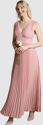 Coast Plunge Neck Maxi Dress in Antique Rose at Nordstrom, Size 14