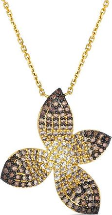 Le Vian Chocolate Ombre 14K 1.14 Ct. Tw. Diamond Adjustable Necklace