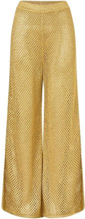 Camilla Pantaloni svasati ottoman dynasty - Oro