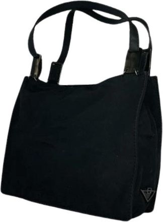 Bottega Veneta Pre-owned Shoulder Bags, female, Black, Size: ONE SIZE Pre-owned Fabric Shoulder Bag