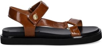 Billi Bi leather sandals - women - Rubber/Leather/Leather - 38 - Brown