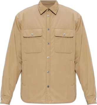 Dsquared2 Insulated Jacket - Heren - Zomerjassen - Beige - M - Leer - Jassen