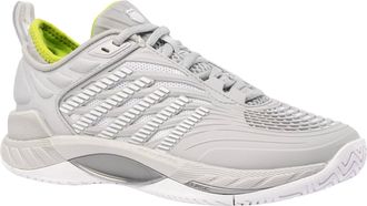 K-Swiss Womens Hypercourt Supreme 2 Shoe In Gray Violet/white/lime Green