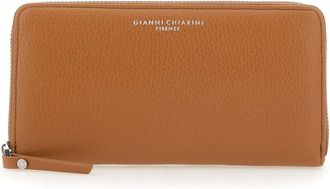 Gianni Chiarini Accessoires, Dames, Bruin, ONE Size, Wallet Grain