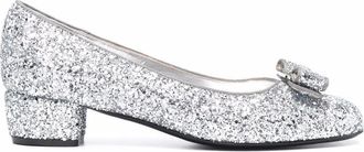Ferragamo Ferragamo Glitter-Detail Pumps