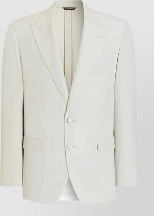 Dolce & Gabbana suit jacket notch lapel flap pockets