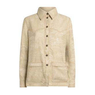 Etro Dames, Jassen, Beige, Maat: XS Denim