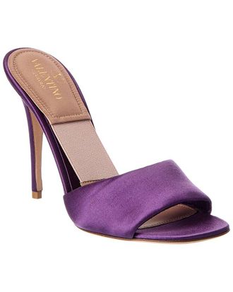 Valentino Vlogo Signature 105 Satin Sandal