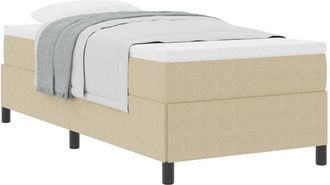 vidaXL Estructura De Cama Verde Gris&aacute;ceo 80 X 200 Cm Telas De Pana Vidaxl
