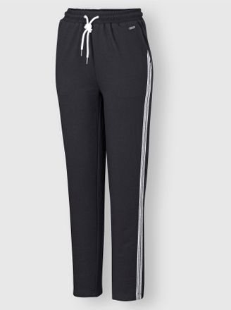 Feel Good Jerseyhose FEEL GOOD, Damen, Gr. 18/19, Kurzgr&ouml;ssen, schwarz, 50% Baumwolle, 50% Polyester, unifarben, Hosen Jerseyhose