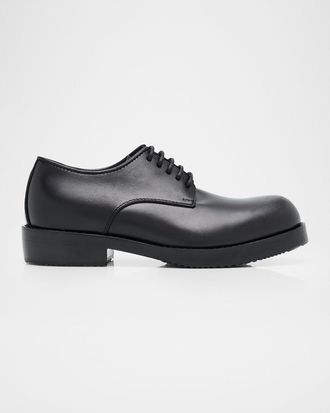Dries Van Noten Men & apos;s Calf Leather Rubber-Sole Derby Shoes