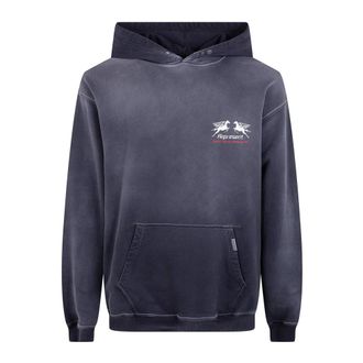 Represent Felpa con cappuccio Pegasus Graphic - - Sweatshirts & Hoodies - Uomo - Nero - S