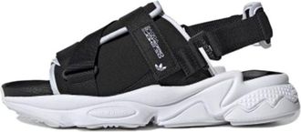 adidas originals Ozweego Sandal Fashion Velcro Casual Unisex Black White Sandals Black White GZ8410