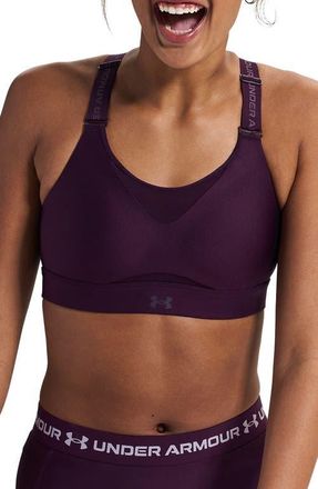 Under Armour Infinity High 2.0 Sports Bra in 526 Purple Echo at Nordstrom, Size X-Large