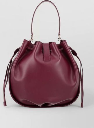 Ferragamo bucket bag top handle shoulder strap