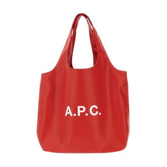 A.P.C. A.p.c., Dames, Tassen, Rood, Maat: ONE Size Leer