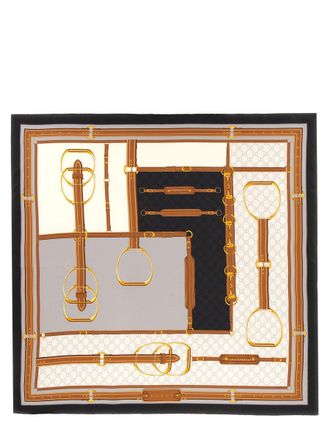 Gucci Printed Silk Carre-Donna