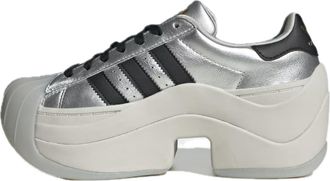 adidas (WMNS) adidas Superstar Bold Silver Metallic Black KJ4620
