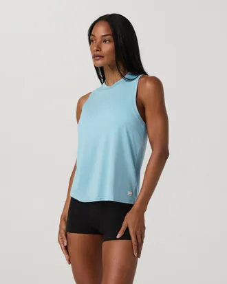 Vuori Clothing Energy Top Long | Sea Folly | XS, Size Extra Small