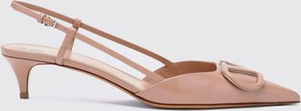 Valentino Garavani D&eacute;collet&eacute; slingback VLogo Signature in pelle verniciata