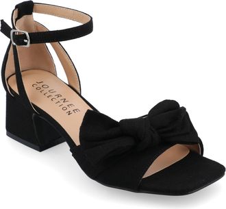 Journee Collection Women & apos;s Zevi Medium and Wide Width Dress Sandals