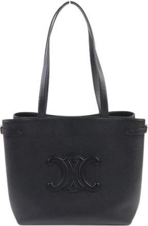 Celine Pre-owned Cabas Tote Bag - Dames - Vintage Shopper - Zwart - ONE Size - Leer - Vintage