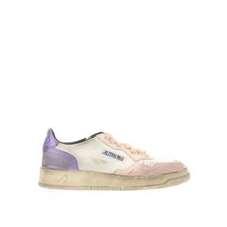 Autry Leren Low-Top Sneakers - Dames - Sneakers - Veelkleurig - 35 EU - Leer - Schoenen