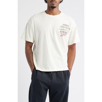 Honor The Gift Feature Presentation Cotton Graphic T-Shirt in Bone at Nordstrom, Size X-Large