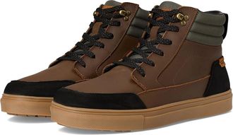 Sanuk Post Up Mens Cold Weather Boots Brown : 12 D - Medium, Leather