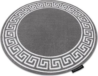 RugsX Rugsx - Alfombra Hampton Grecos C&iacute;rculo Gris Grey Circulo 120 Cm
