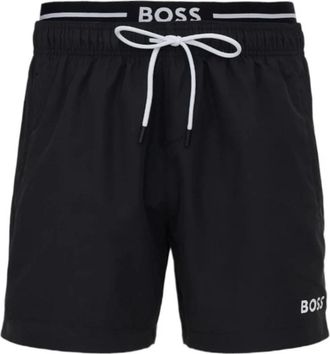 HUGO BOSS Amur Kostuum - Heren - Strandmode - Zwart - XL - Polyester - Badmode