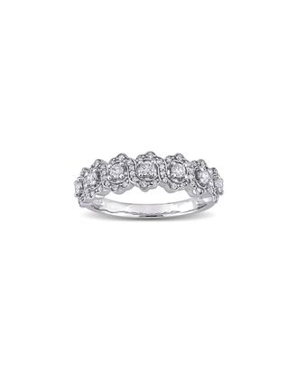 Rina Limor 10K 0.50 Ct. Tw. Diamond Semi-Eternity Ring
