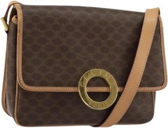 Celine Pre-owned Plastic Cross Body Tas - Dames - Vintage Schoudertas - Bruin - ONE Size - Vintage