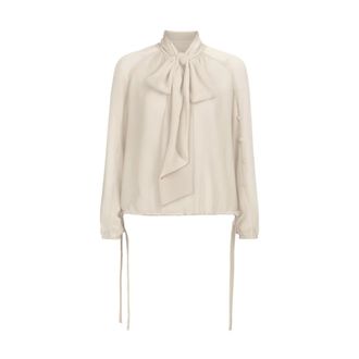 Dante6 Bohemian Sonia Chiffon Blouse - Dames - Blouses & Shirts - Beige - Maat: L Chiffon