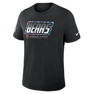 Nike Chicago Bears Crucial Catch Sideline Nike Mens Dri-FIT NFL T-Shirt in Black | 034J00AZU6-F9R