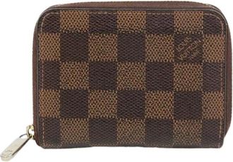 Louis Vuitton Pre-owned Wallets, female, Brown, Size: ONE SIZE Pre-owned Zippy Coin Purse Wallet