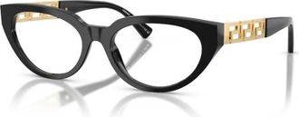 Versace Ve 3383 Cat Eye Frame - Dames - Brillen - Zwart - 54 MM - Accessoires