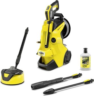 Karcher K&auml;rcher Limpiador De Alta Presi&oacute;n K 4 Premium Power Control Flex Home, M&aacute;x. 130 Bar, 420 L/h, Carrete De Manguera, Fresa De Suciedad, Kit Para El Hoga