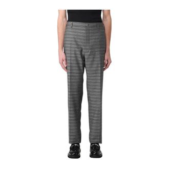 Vivienne Westwood Straight Trousers, male, Multicolor, L, Multicolor Striped Wool Blend Trousers