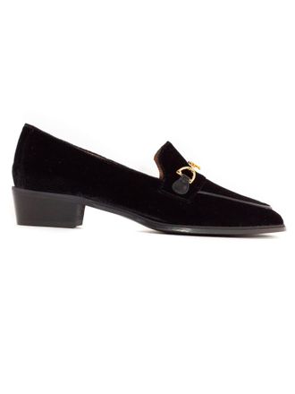Roberto Festa Milano Black Velvet Axel Loafer