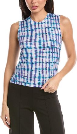 St. John Printed Fine Gauge Knit Shell
