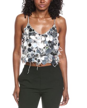 Walter Baker Dynah Sequin Top