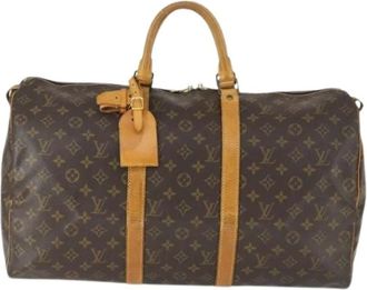 Louis Vuitton Pre-owned Weekend Bags, unisex, Brown, Size: ONE SIZE Pre-owned Weekend Bag