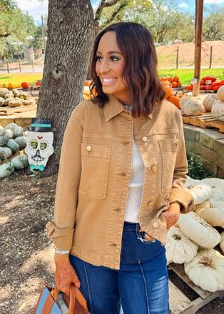 Kut from the Kloth Barb Jacket In Caramel