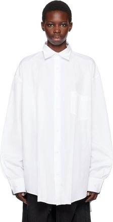 ワンピース Alexander Wang PULLED SHIRT DRESS WITH BACK CUMMERBUND Alexander Wang Pulled Shirt Dress With Back Cummerbund