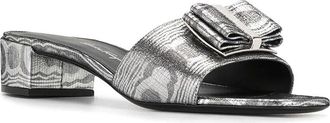 Ferragamo Bow 30Mm Leather Slide